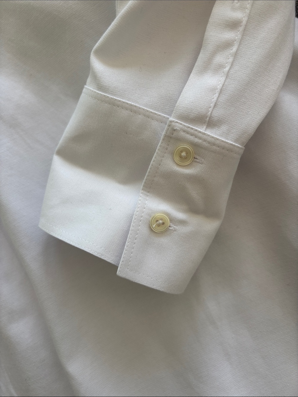 Zara Women’s Poplin White Button-Down Shirt Size Medium - Picture 7 of 9